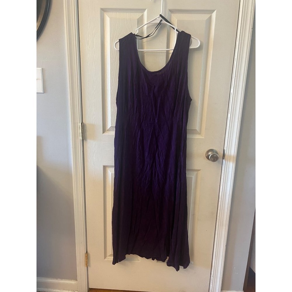 All that jazz women’s petite‎ purple tank dress. Size 20 W